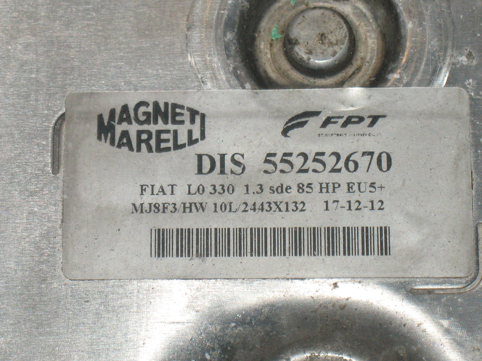 ECU Fiat 500L 1.3JTD MARELLI FPT 55252670 MJ8F3 HW10L PRONTA