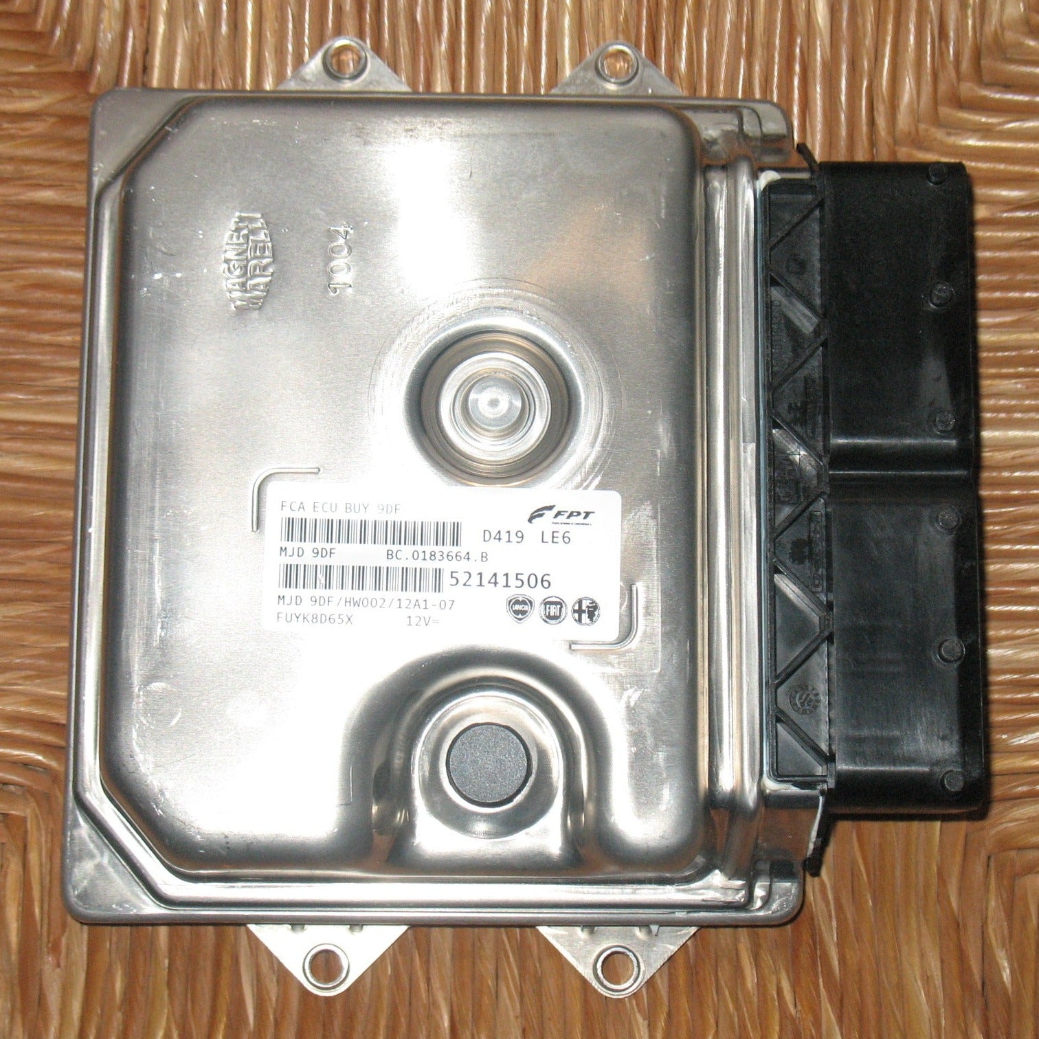 ECU CENTRALINA MOTORE FIAT DUCATO 52141506 MJD 9DF MJD9DF NUMERO MJD 9DF HW002 12A1-07 NUMERO BC.0183664.B BC0183664B
