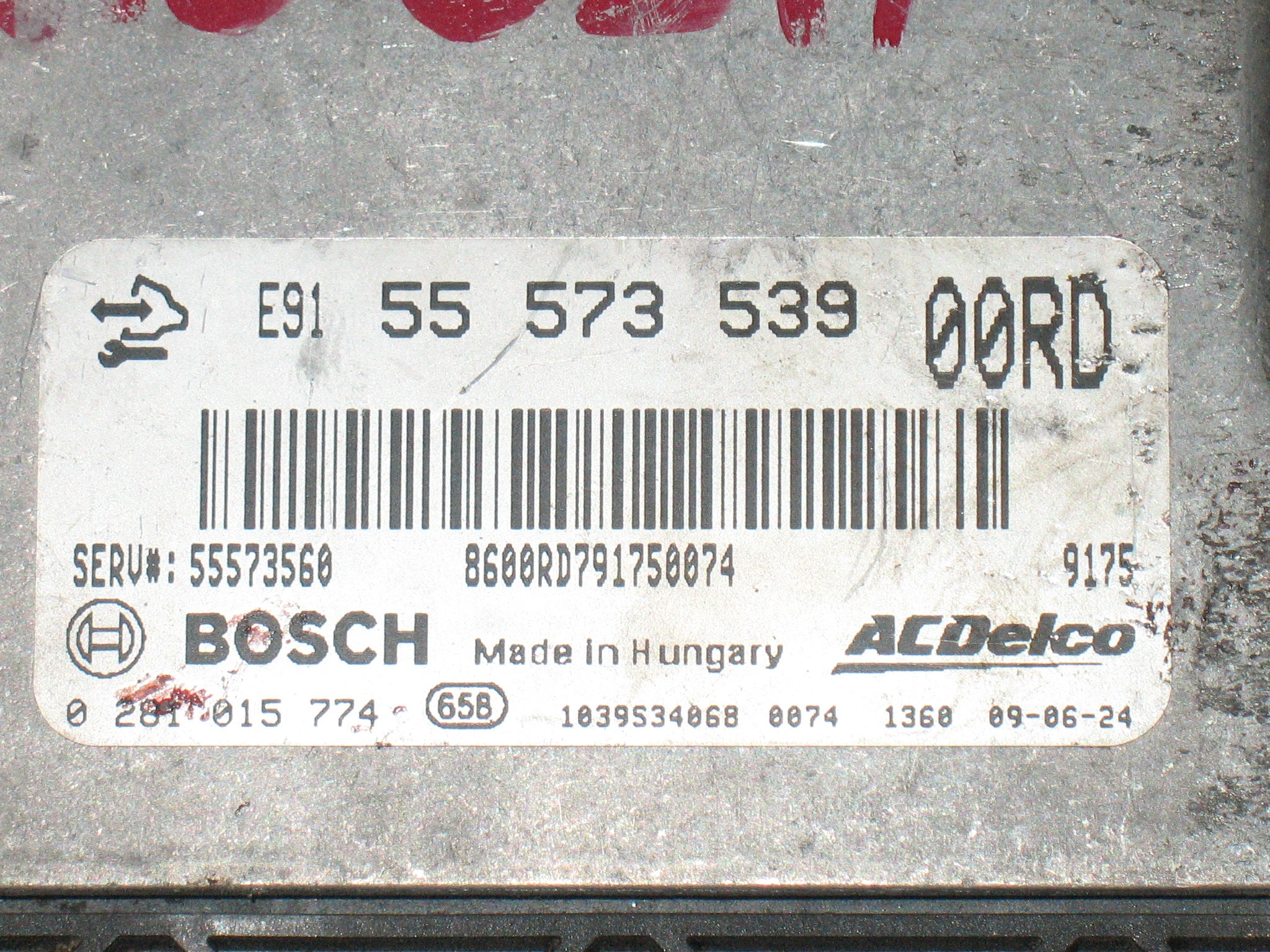 CENTRALINA MOTORE OPEL INSIGNIA 2.0 CDTI BOSCH 0281015774 ACDelco 55573539 55573560