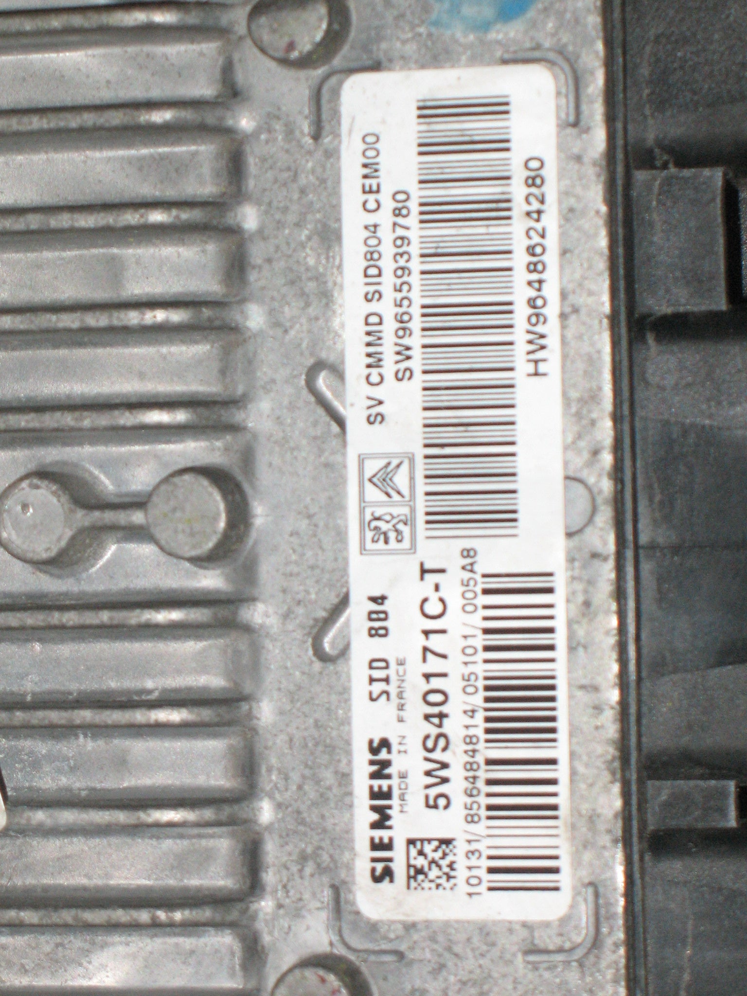 ECU PEUGEOT 1007 5WS40171C-T SW9655939780 SID 804