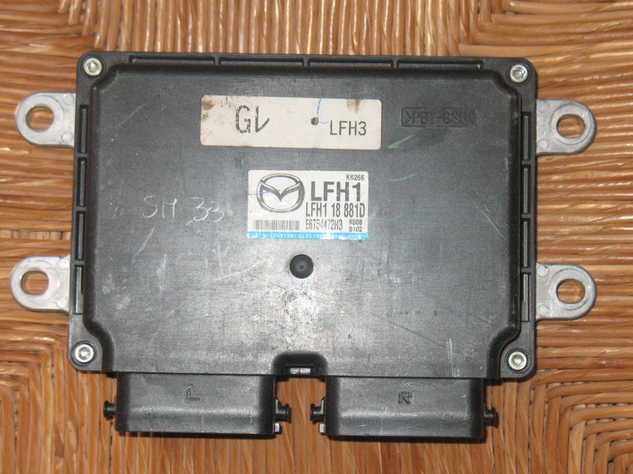 ECU MAZDA 6 MITSUBISHI 2.0 LFH118881D LFH1 18 881D E6T54472H3