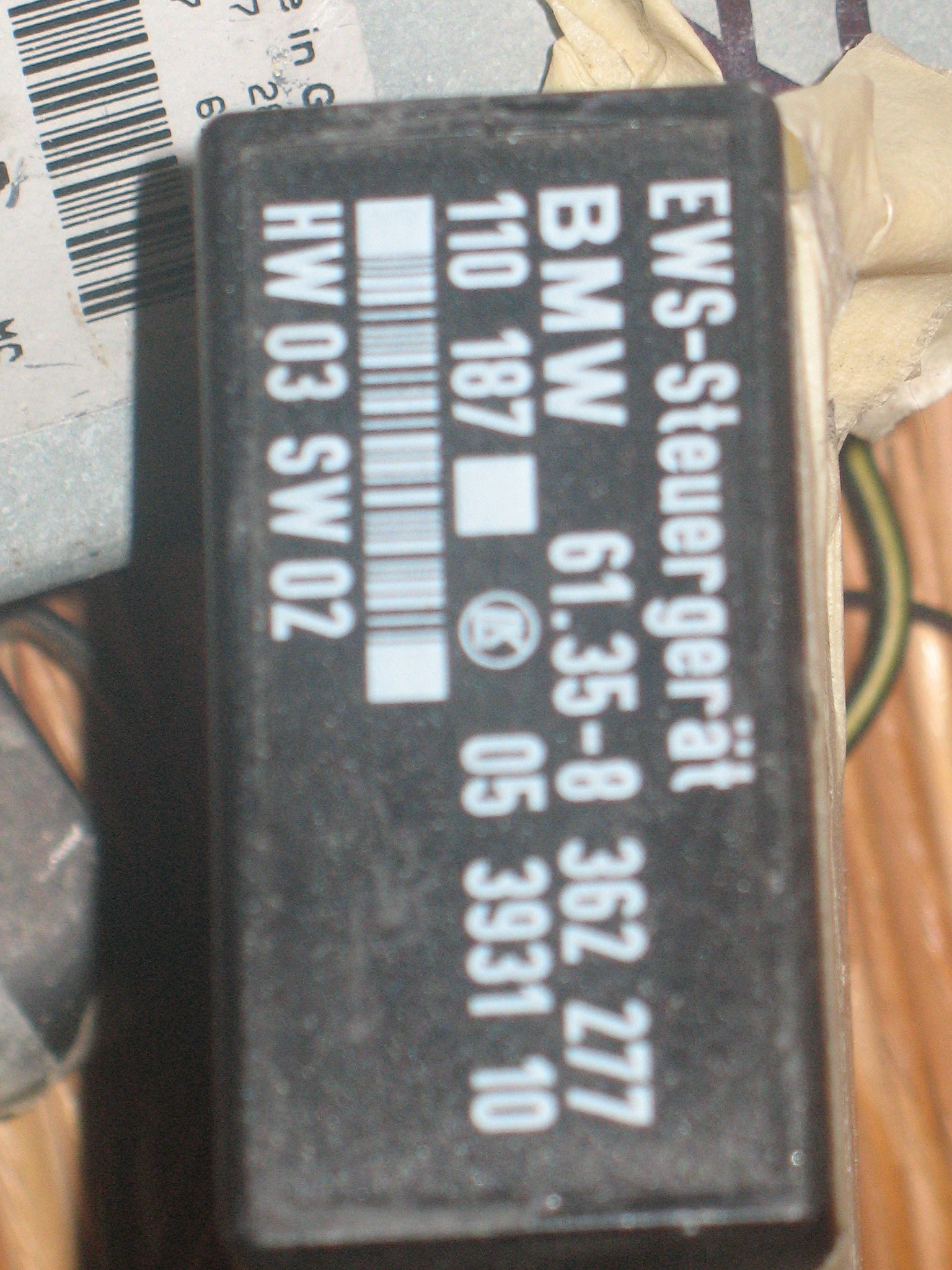 Kit ecu bmw e39 525 tds diesel bosch motore 0281001373 2246763