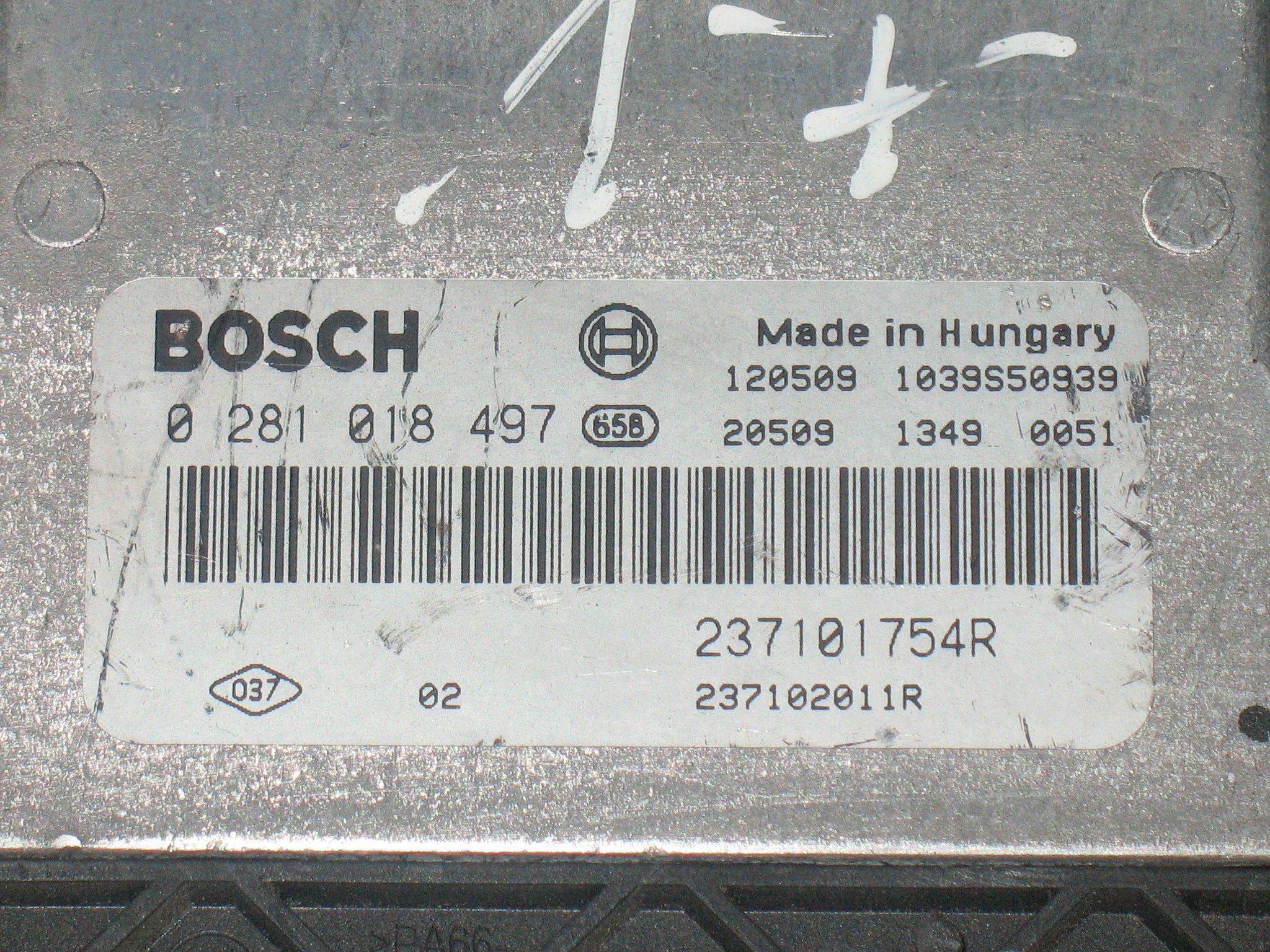 RENAULT TRAFIC 2.0 HDI Edc 17c54-3.1 0281018497 237101754R 237102011R