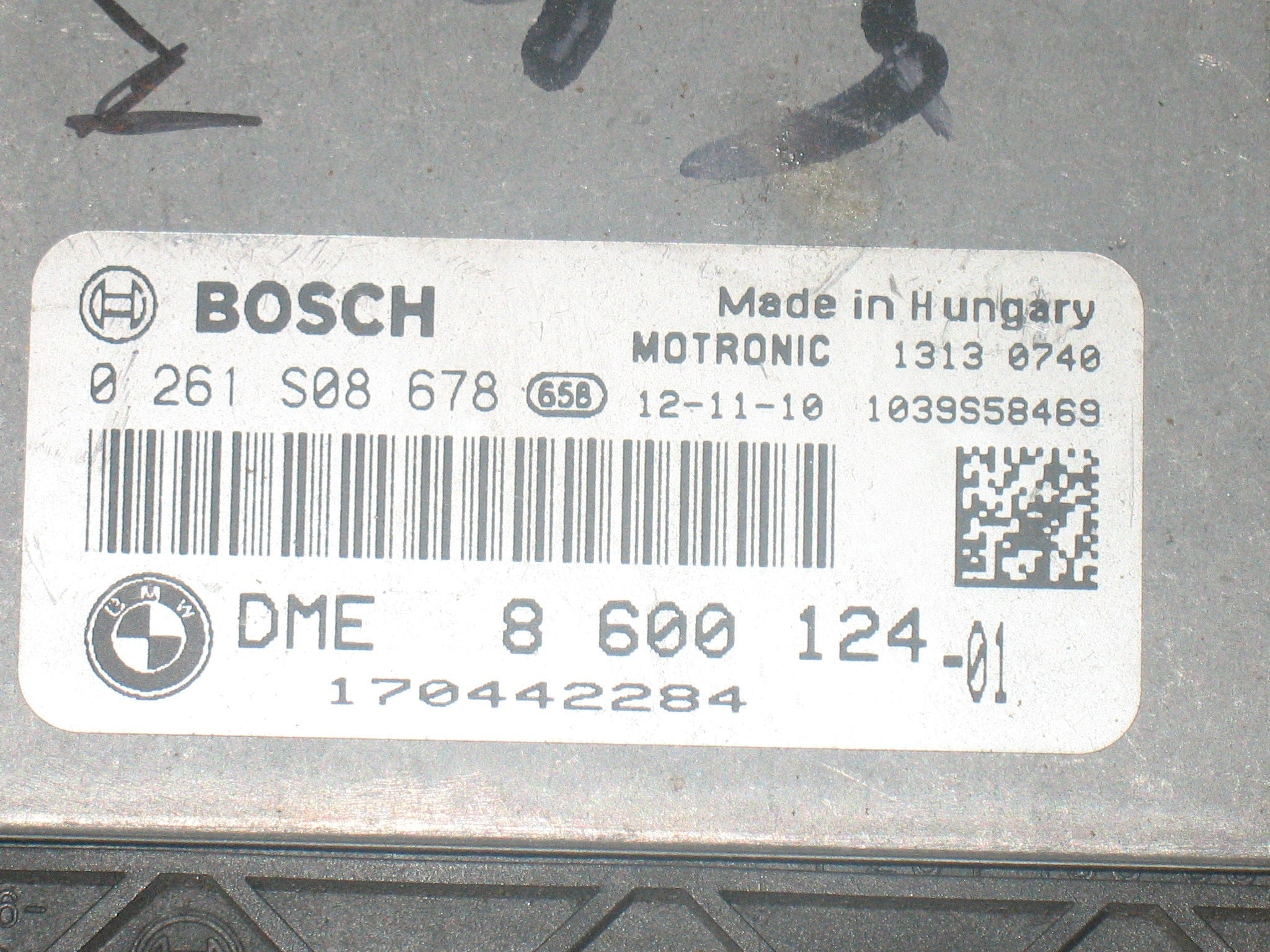 CENTRALINA MOTORE BMW MINI COOPER BOSCH 0261S08678 DME8600124 8600124 MEV17.2.2. MEV17.2.2