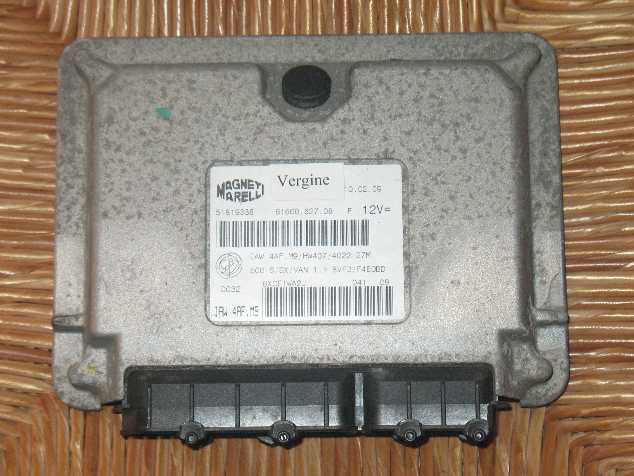 Centralina motore Fiat 600 IAW 4AF.M9 HW407 51819338