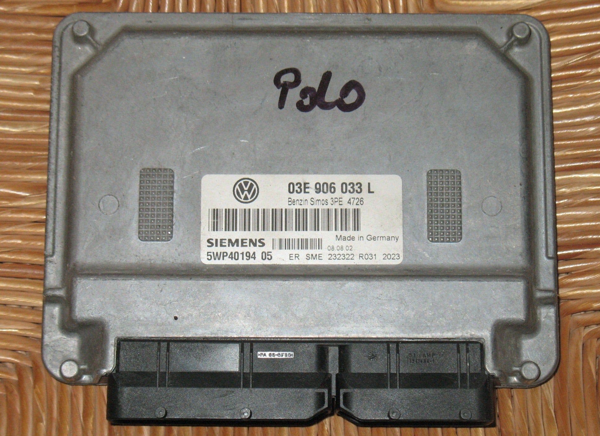 Centralina Motore Iniezione ECU SIEMENS 5WP4019405 VOLKSWAGEN POLO 9N 1.2 12V 03E906033L Benzina