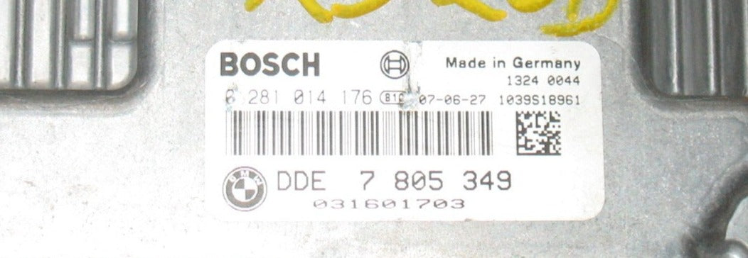 CENTRALINA MOTORE BMW X3 E83 2.0 D BOSCH 0281014176 DDE7805349 7805349 Diesel EDC 16C35