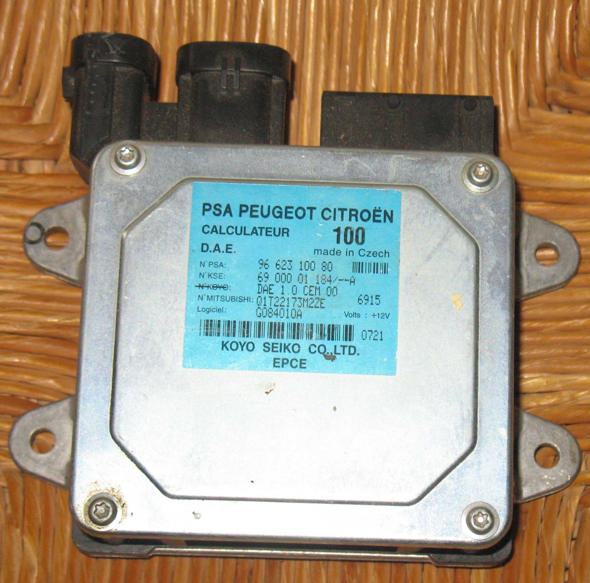 Motore centralina ECU CITROEN C3 1.4 HDI 9662310080