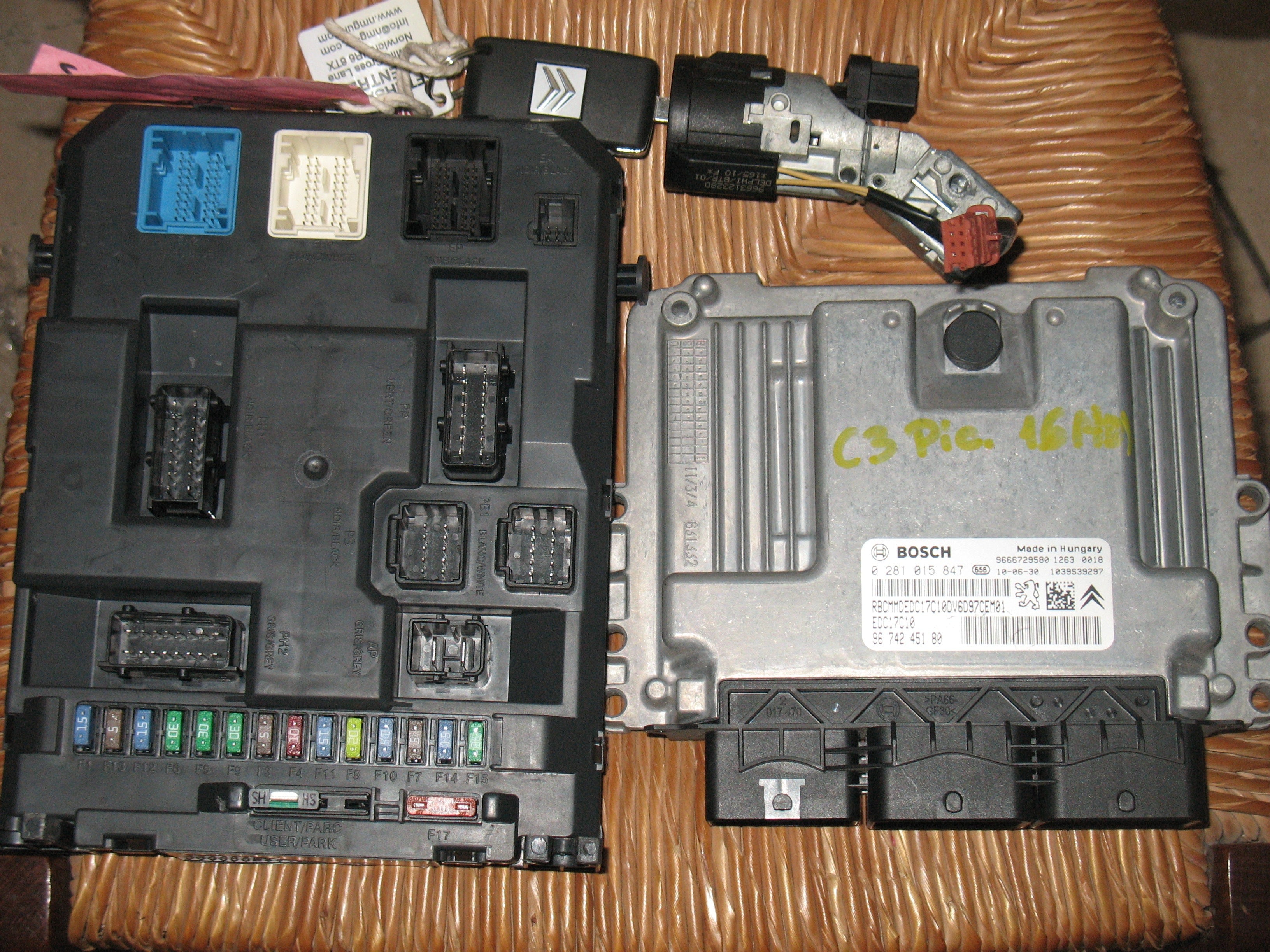 KIT CITROEN PEUGEOT 1.6 HDI 0281015847 9674245180 BSI 9666952080