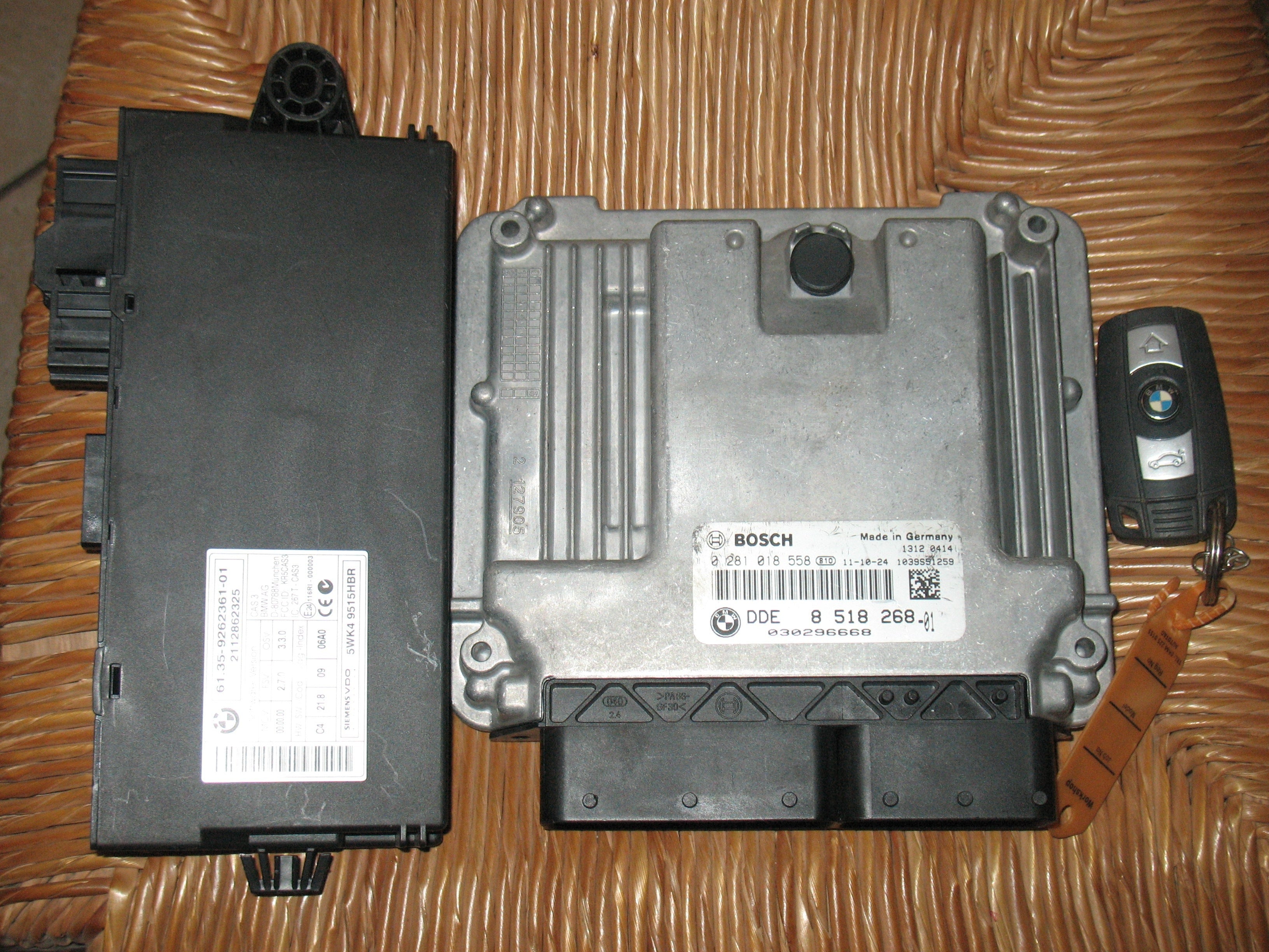 KIT BMW 1 E82 SIEMENS 5WK49515HBR BOSCH 0281018558 DDE8518268