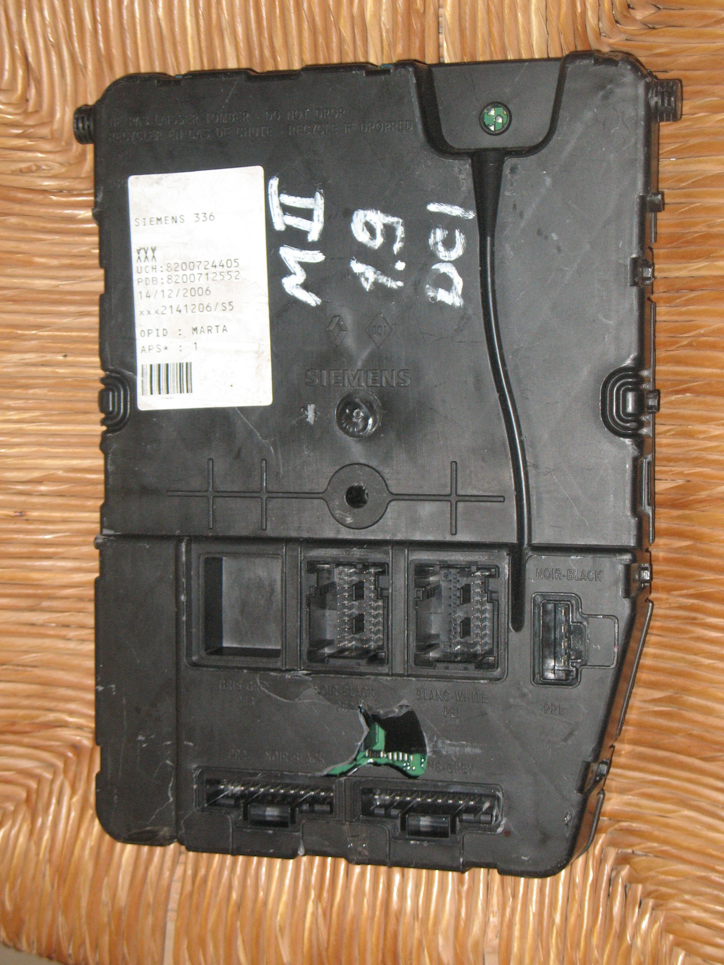 Kit scenic 1.9 dci bosch 0281013366 siemens 820072440 EDC16C3