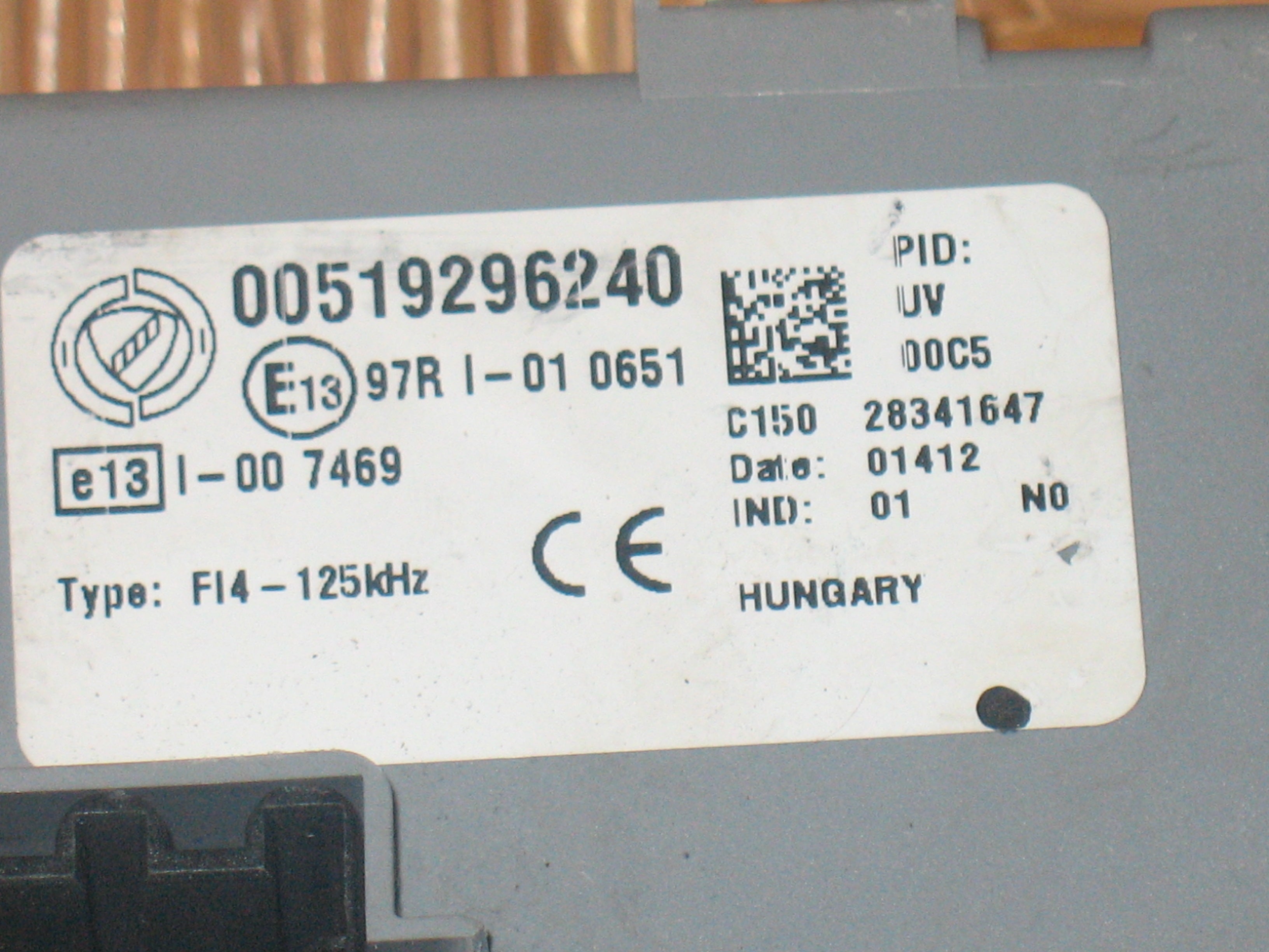 Fiat Panda BSI Delphi II C150 70F3633 00519296240 519296240 28341647