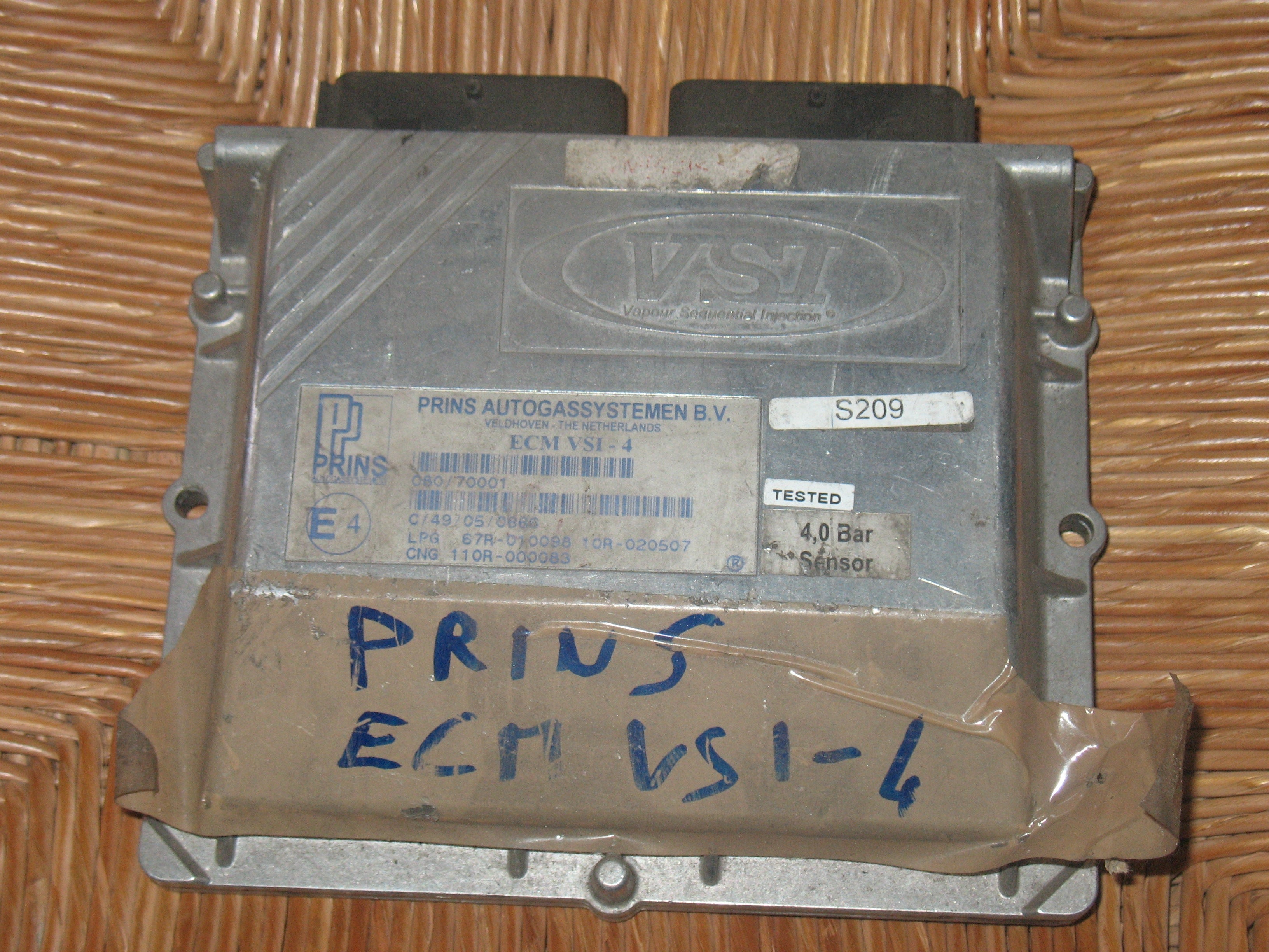 CENTRALINA IMPIANTO GPL PRINS 67R-010098 – 10R-020507 CNG 110R-000083 ecm VSI-4