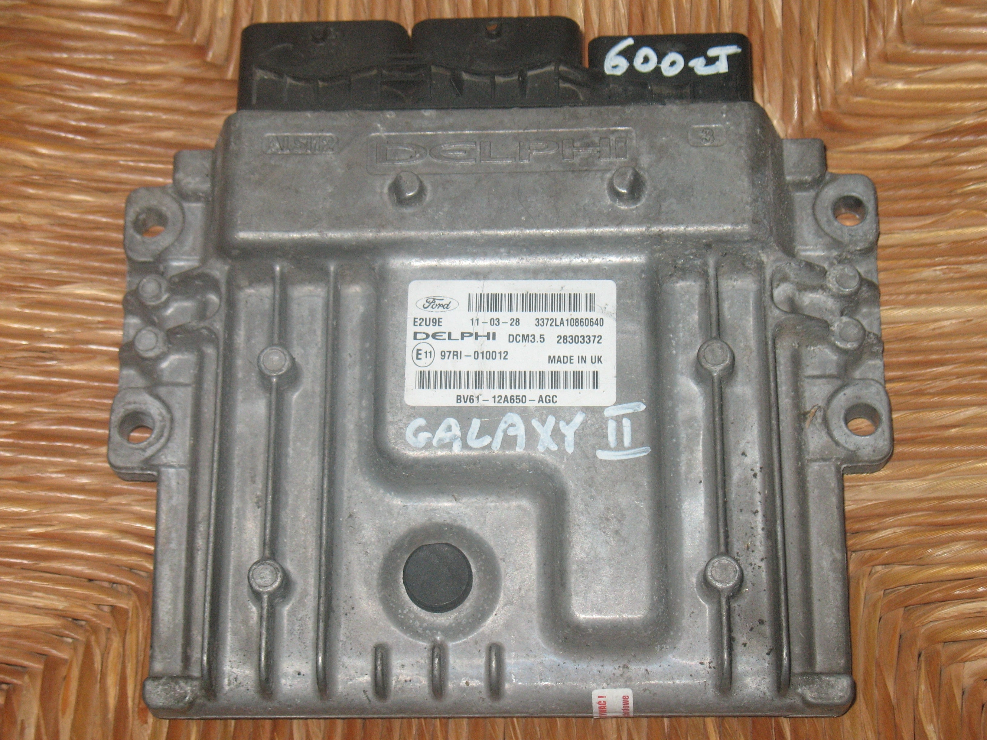 ecu centralina 28303372 FORD FOCUS 2.0 TDCI. FORD: BV61-12A650-AGC BV6112A650AGC DELPHI DCM3.5