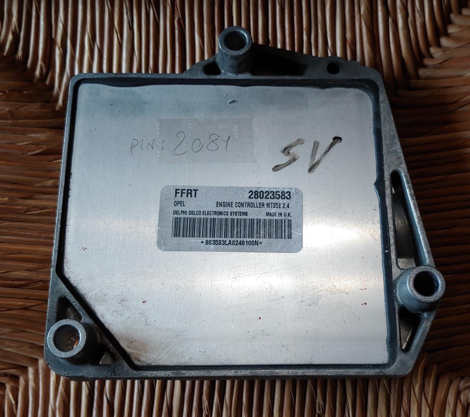 ECU METANO OPEL ZAFIRA B 1.6 28023583 FFRT MT35E 2.4