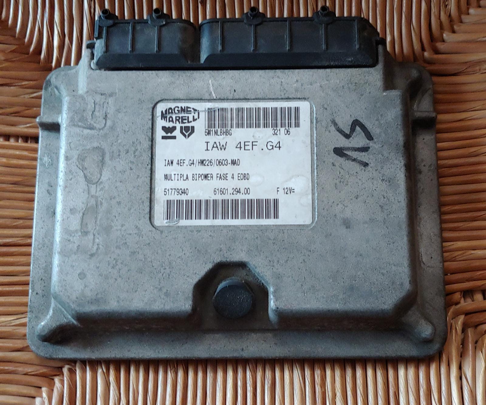 ECU FIAT MULTIPLA 51779340 MAGNETI MARELLI IAW4EF.G4 HW226