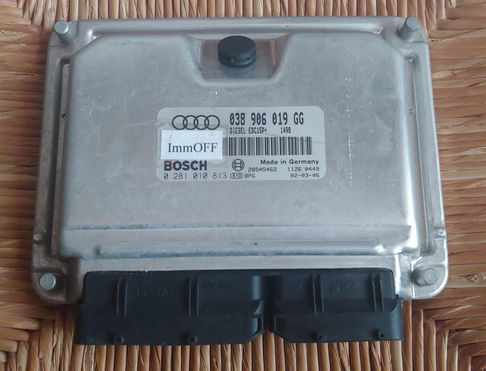 CENTRALINA MOTORE AUDI A4 1.9 TDI BOSCH 0281010813 038906019GG