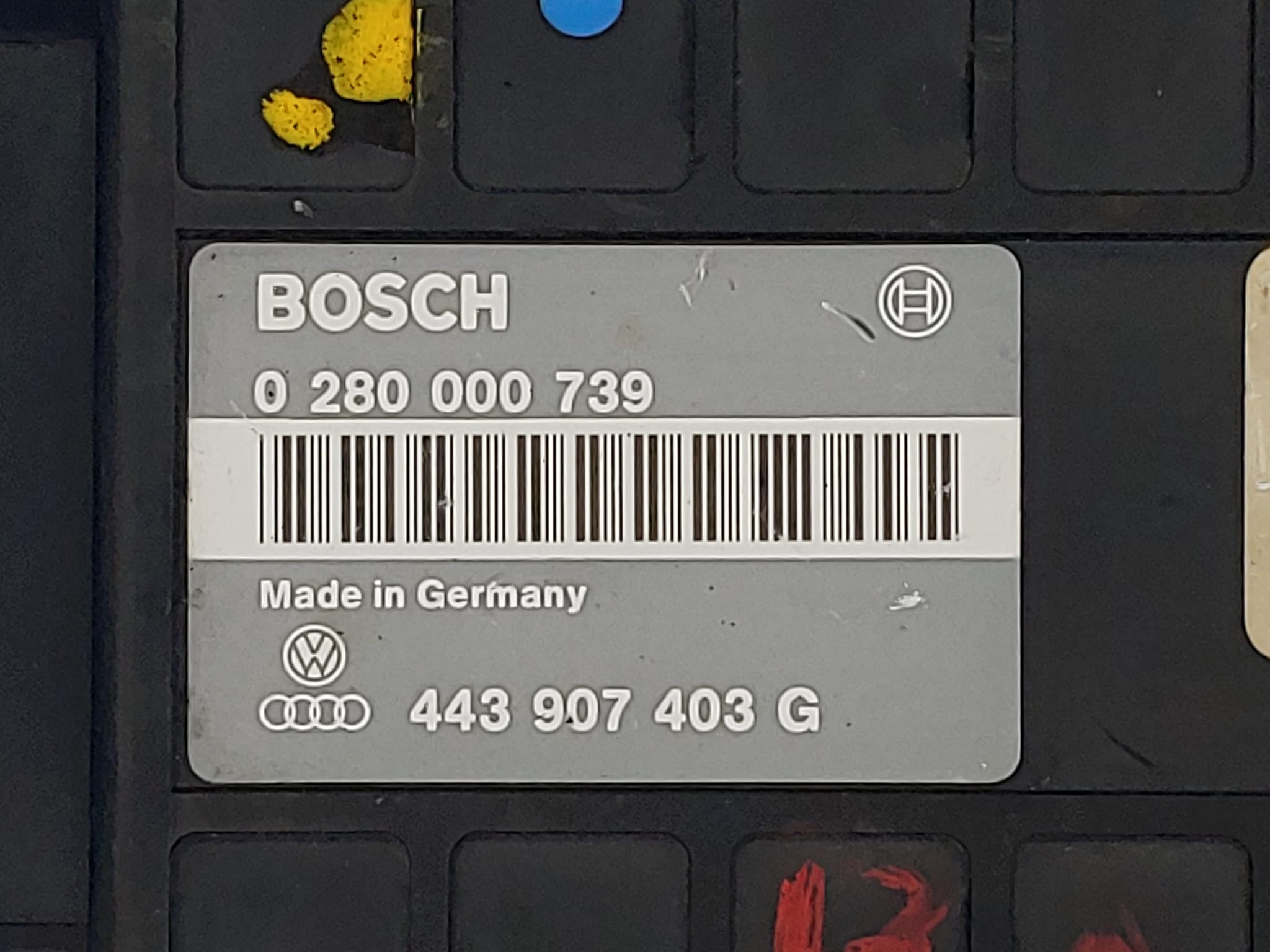 ECU VW PASSAT JETTA SEAT TOLEDO 1.8 443907403G 0280000739