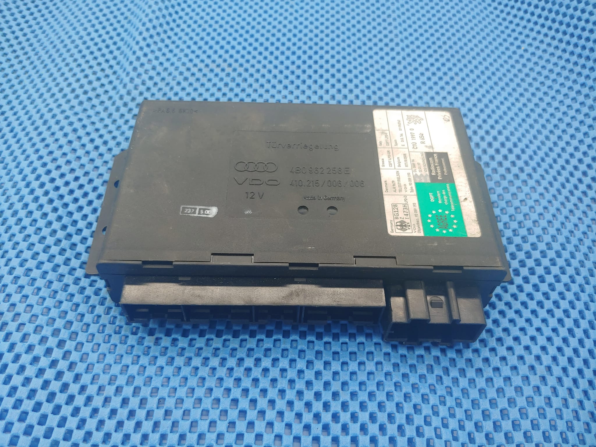 CENTRALINA MODULO COMFORT AUDI A6 CODICE: 4B0962258E