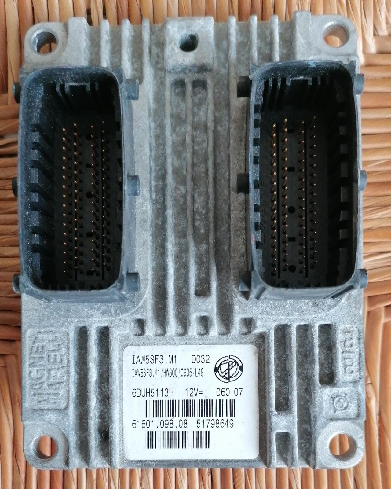 Ecu centralina fiat grande punto 1.2 iaw 5sf3.m1 hw300 51798649