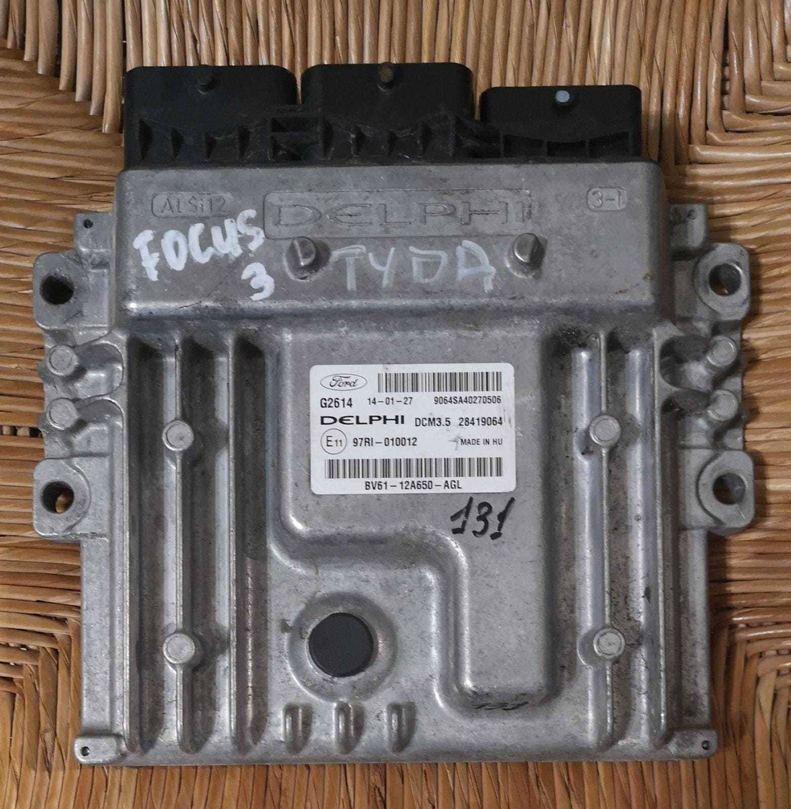 ECU FORD 2.0 TDCI BV61-12A650-AGL DELPHI 28419064 DCM3.5