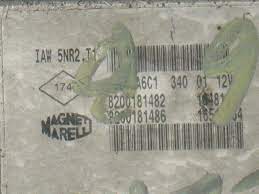 Ecu centralina renault clio iaw 5nr2.t1 8200181482 8200254484