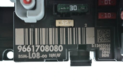 ECU BSM CITROEN C4 PEUGEOT 9661708080 BSM-L08-00 HW03B SW6E