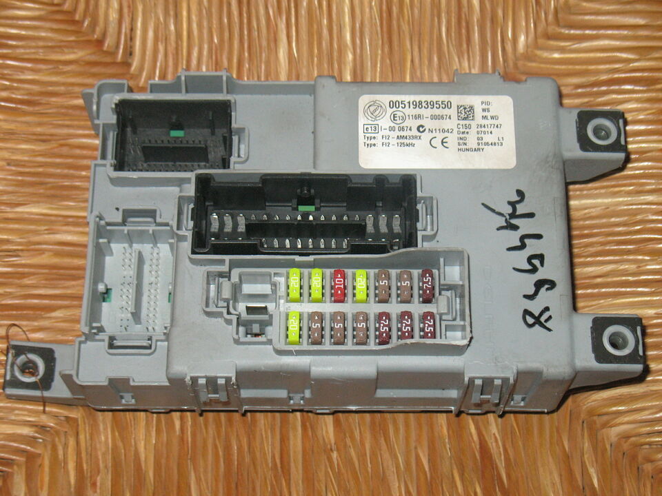 Controller bsi bcm fiat grande punto 00519839550 delphi 519839550