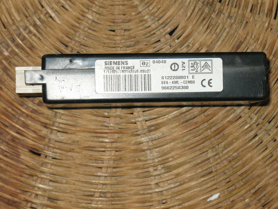 PEUGEOT 407 CITROEN C4 Siemens Bluetooth S122288001 9659765480