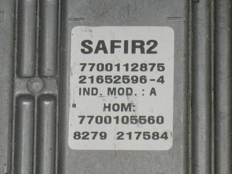 RENAULT TWINGO 1.2 Sagem 21652596-4 7700112875 HOM 7700105560