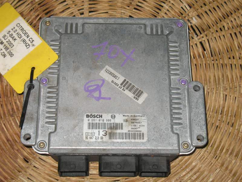 ECU CITROEN C5 2.0 HDI BOSCH 0281010808 9644721080 EDC15C2 13