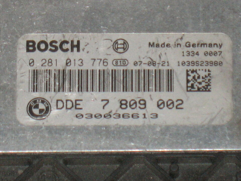 BMW 123D 204CV EDC17CP02 3.12 DDE 7809002 0281013776