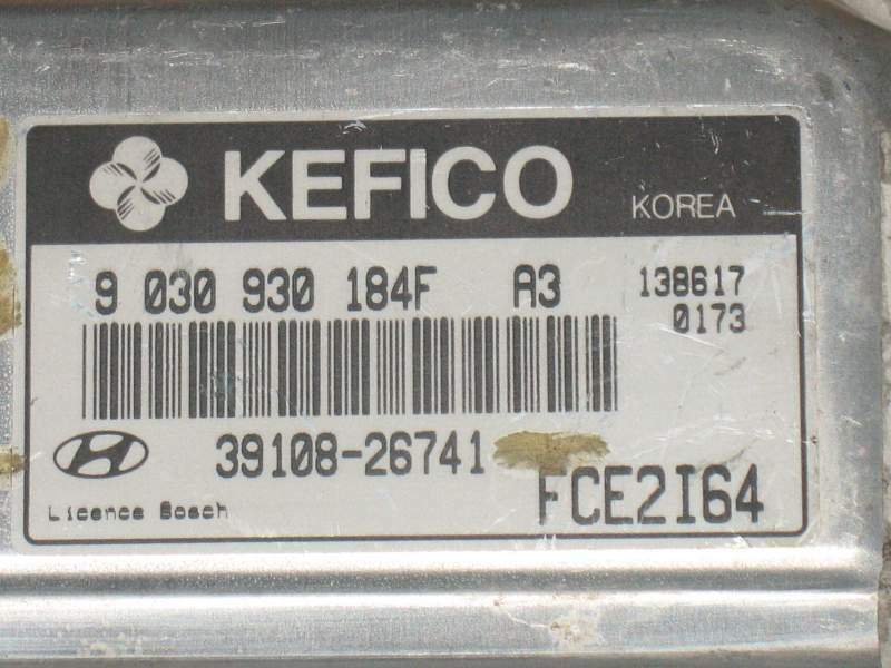 ECU HYUNDAI 39108-26741 3910826741 9030930184F
