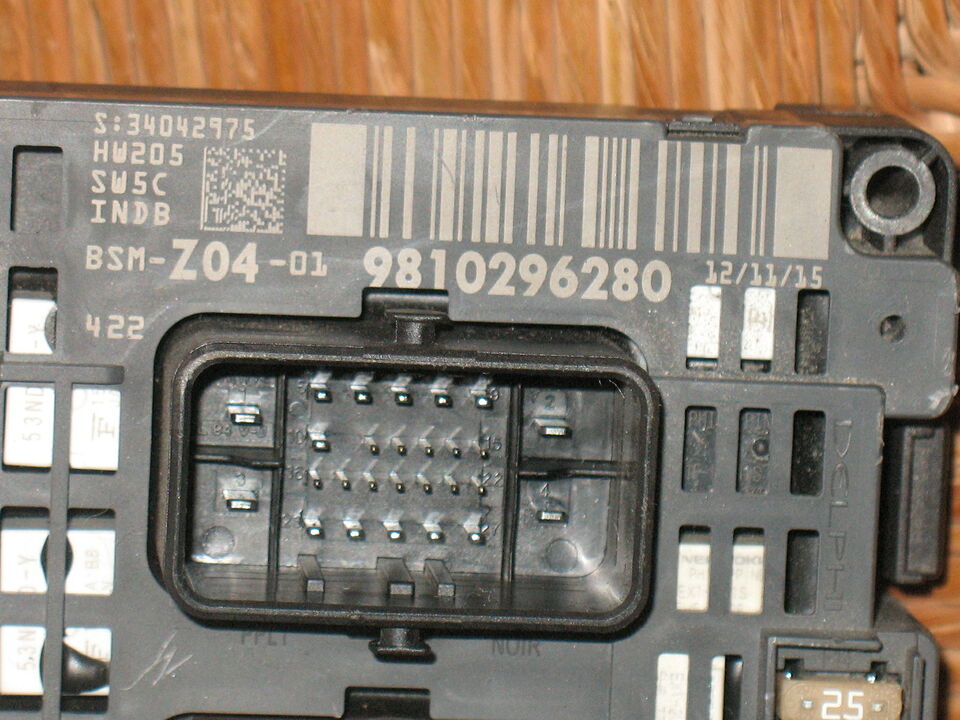 MODULO BSM OPEL CITROEN PEUGEOT 9810296280 BSM-Z04-01 9810296280