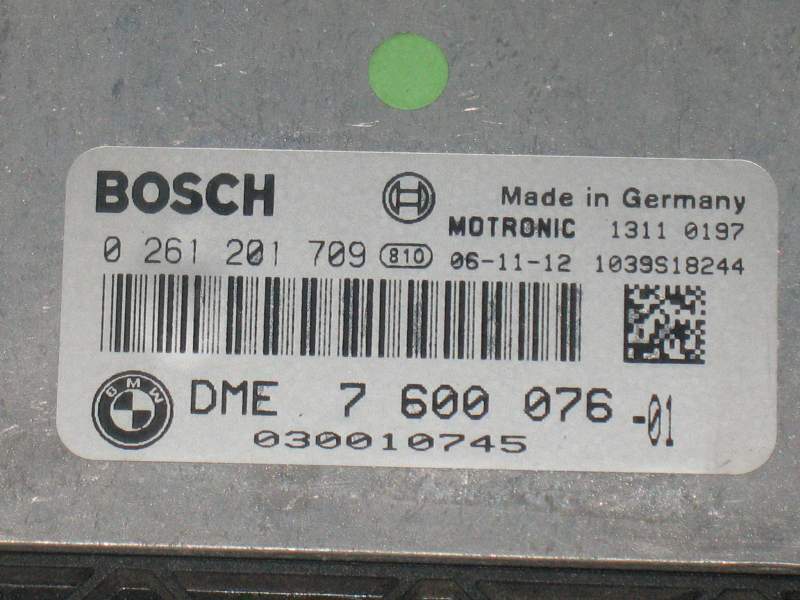 bmw mini cooper bosch 0261201709 body siemens DME 7 600 076- DME7600076- 7600076 MEV17.2