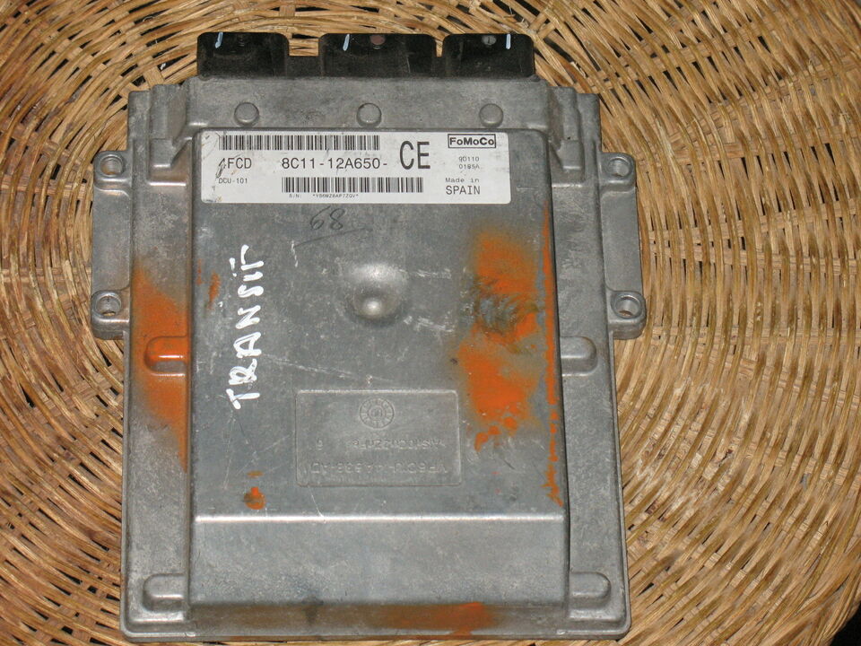 ECU FORD TRANSIT 2.4 8C11-12A650-CE 8C1112A650CE 4FCD DCU-101