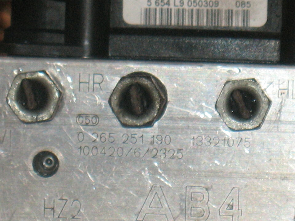 Abs centralina pompa opel corsa d bosch 0265251190 13321075