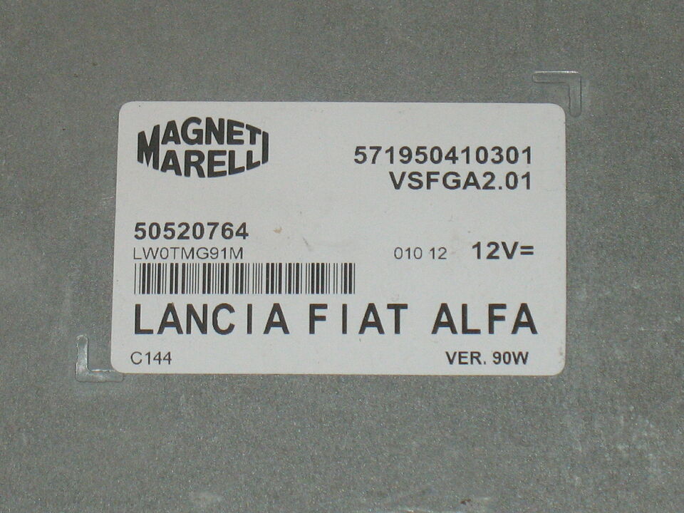 CENTRALINA MODULO AUTORADIO FIAT-LANCIA ALFA 500 MAGNETI MARELLI 50520764 503950410301