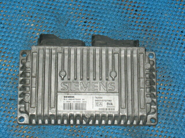 ECU PEUGEOT 307 1.4 S118047505H 9651070780 BVA 8200031512 TA2000