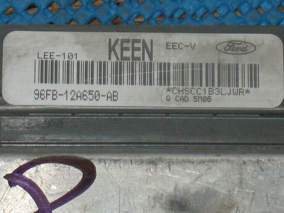ECU Fiesta 1.2 96FB12A650AB, 96FB-12A650 AB LEE-101 KEEN