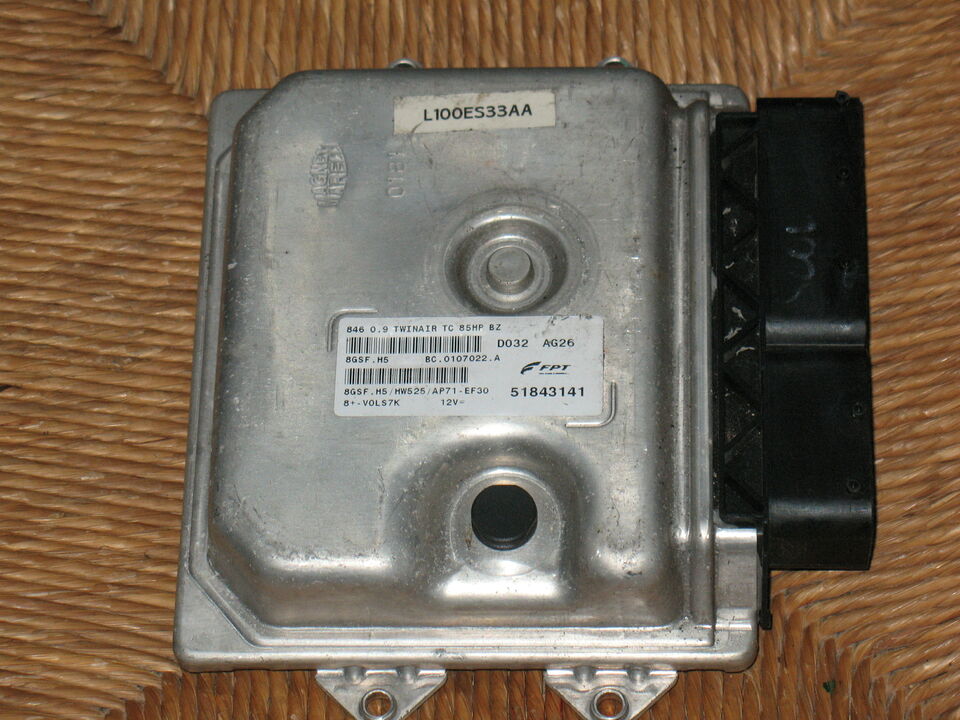 ECU CENTRALINA FIAT TURBO 500 LANCIA 51843141 85HP 8GSF.H5 HW525