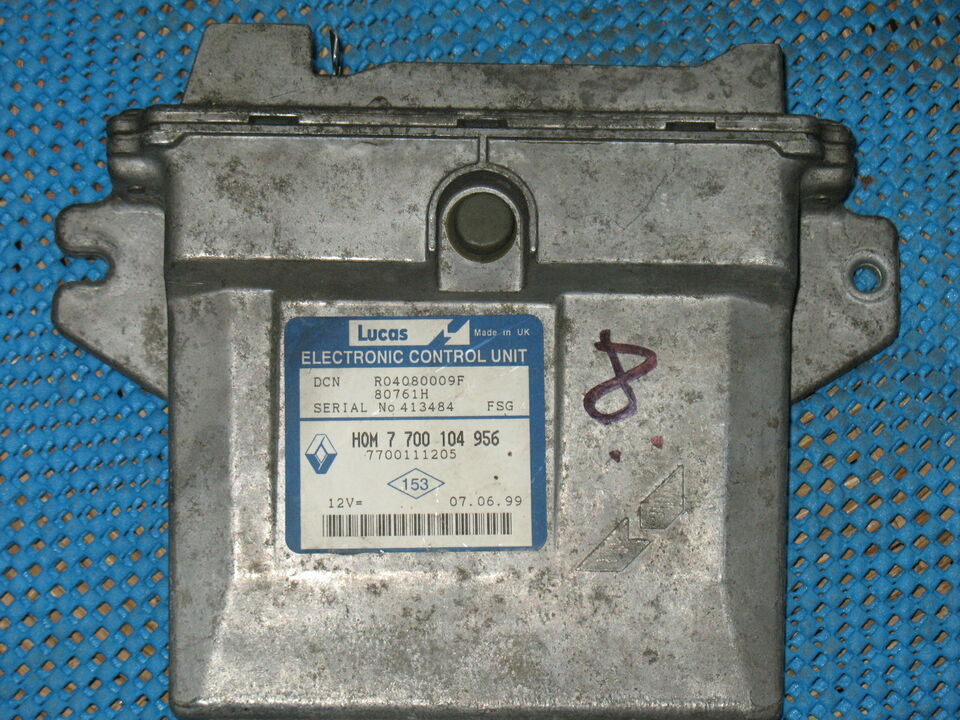 ECU RENAULT KANGOO CLIO 1.9, DCN HOM 7700104956 R04080009F
