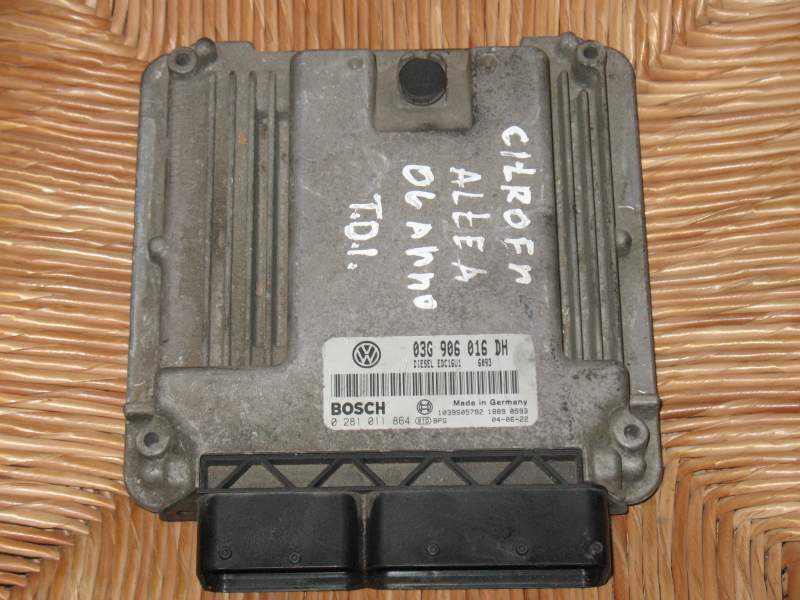 Ecu SEAT ALTEA TOLEDO 1.9 TDI 03G906016DH BOSCH 0281011864 EDC 16U1-5.41