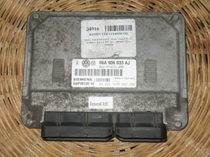 ECU VW GOLF 5WP40139 04 5WP4013904 06A906033AJ 06A 906