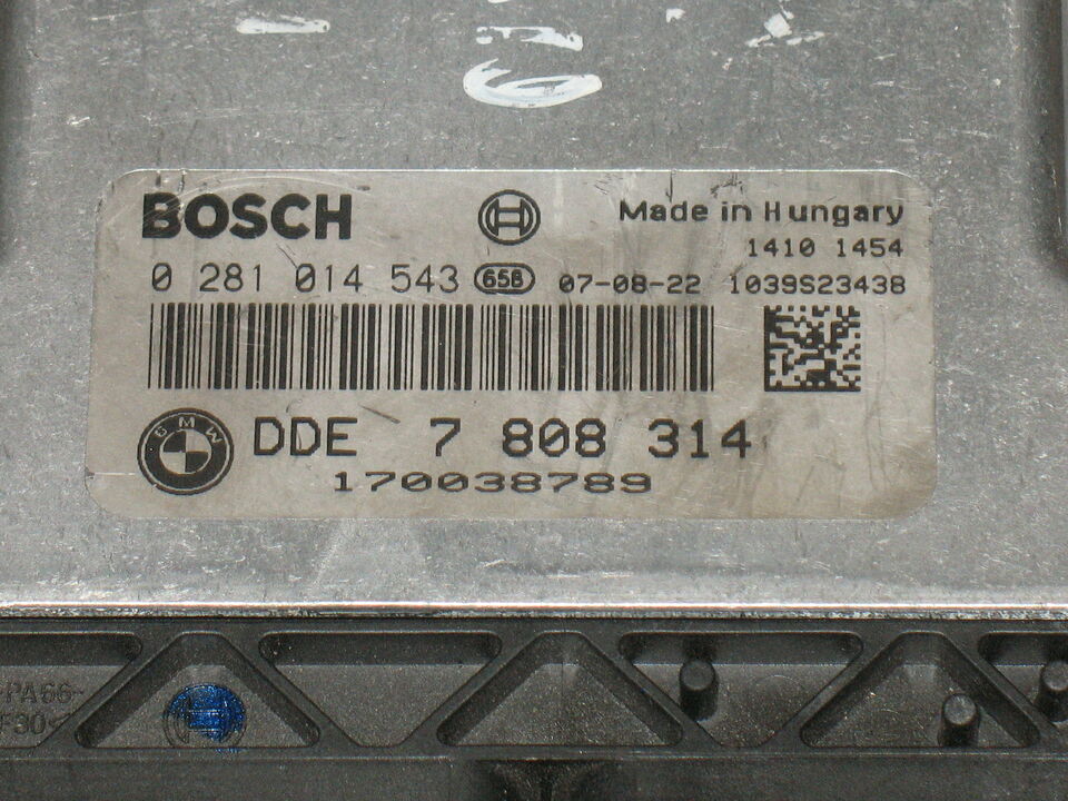 ECU BMW E90 325 5 E60 525 3.0 0281014543 DDE 7808314 EDC16CP35 0281015241