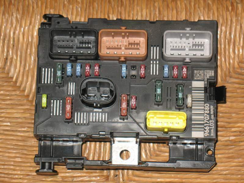 ECU FUSIBILI BSM Peugeot 1007 Citroen C3 9661707880 BSM L03-00