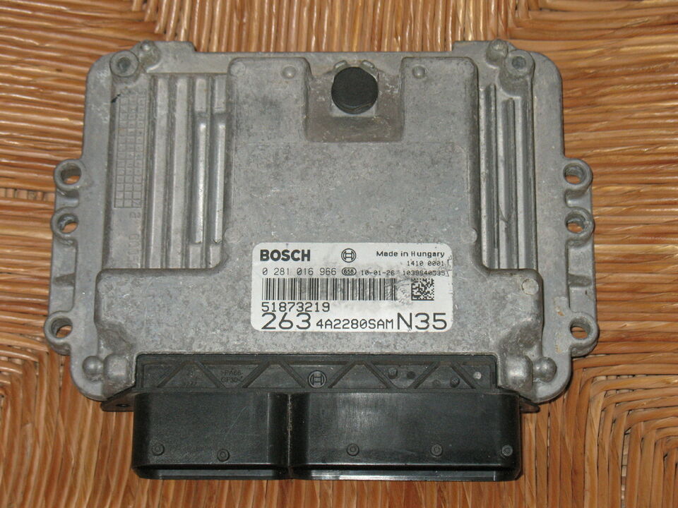 ECU FIAT DOBLO 2.0 MJD 0281016966 51899608 EDC 16C39-7.33