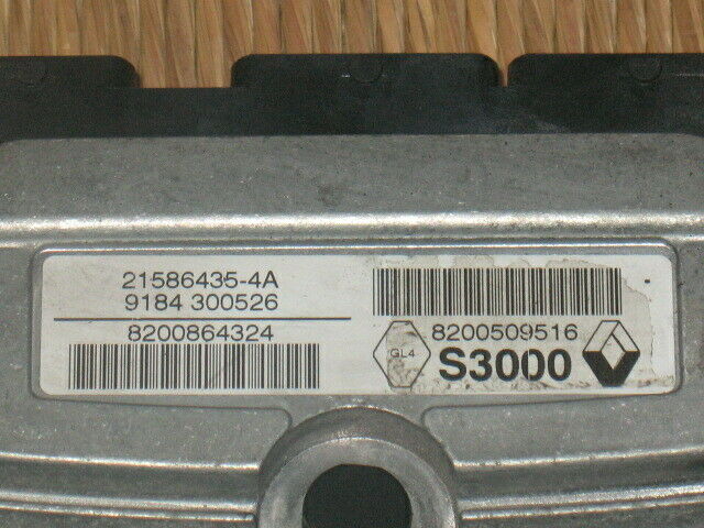 ECU RENAULT KANGOO 1.6 8200864324 S3000 8200509516 21586435-4A