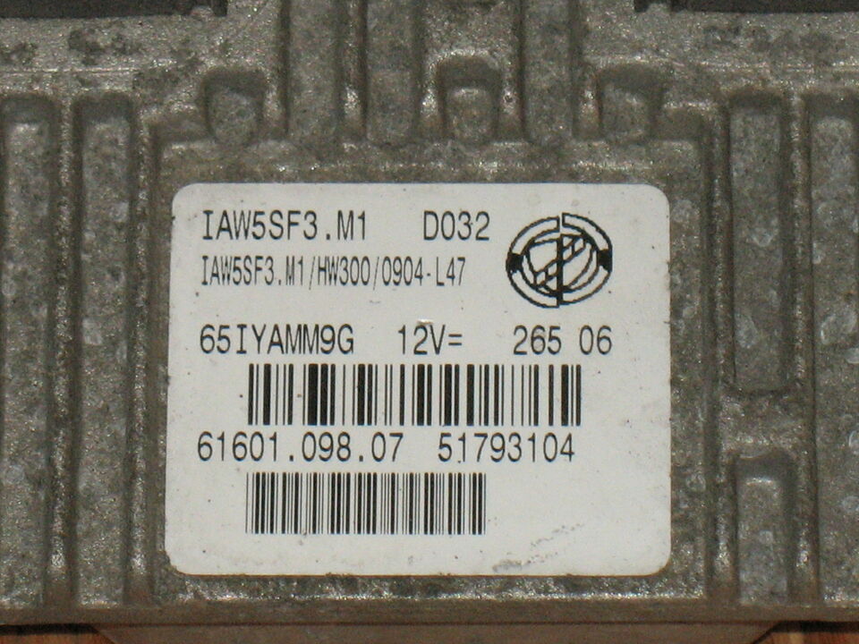 51793104 IAW 5SF3 M1 HW300 FIAT Grande Punto 1° 1.2 Benzina