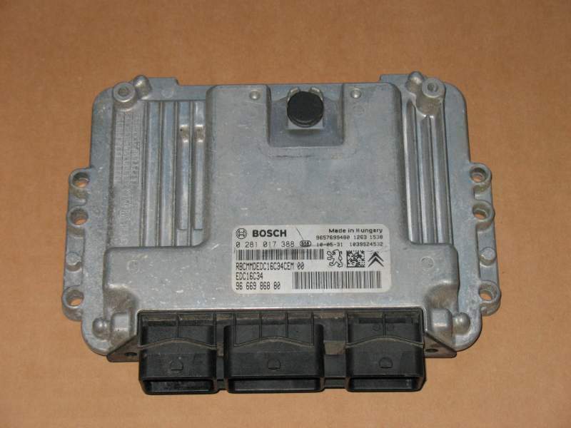 ECU CITROEN PEUGEOT 1.4 HDI BOSCH 0281017388 9666986880 EDC 16C34-5.61